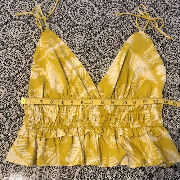 Womens XL Sim & Sam Cropped Top Spaghetti Straps Halter Sleeveless - Picture 6 of 10